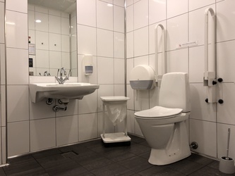 Copenhagen Airport - Toilets (after security) - next to Aamanns Cafe