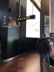 Copenhagen Airport - Toilets (after security) in Terminal 3 - next to Lagkagehuset